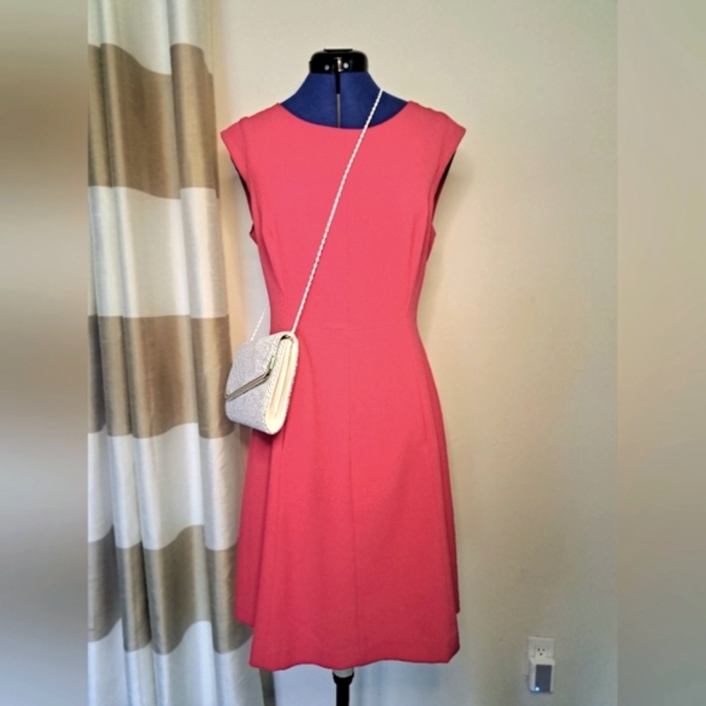 Vince Camuto Preowened Women’s Midi Dress Size 4 Pink Coral